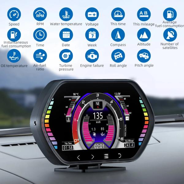 2024 DashPro F12 Multifunction HUD - Gear - Genius