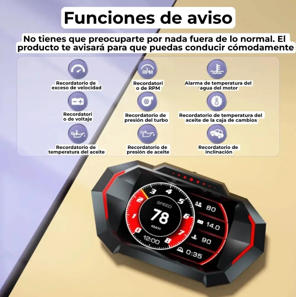 Pantalla de Visualización Frontal SmartVision