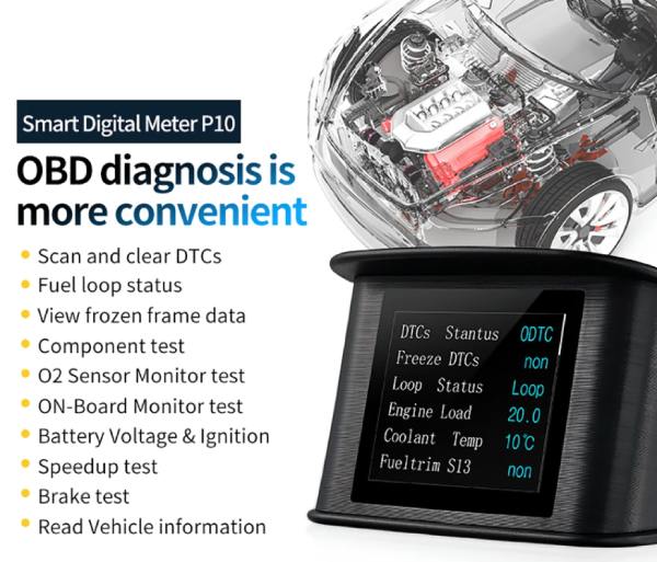 DashMaster P10 Pro OBD2 Display - Gear - Genius